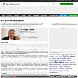 George Soros - Biographie