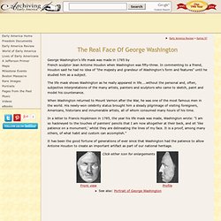 The Real Face Of George Washington - The Early America Review, Spring 1997