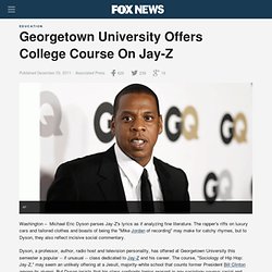 Georgetown University Offers College Course On Jay-Z