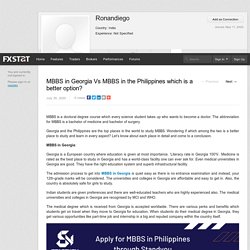 MBBS in Georgia Vs MBBS in the Philippines which is a better option?