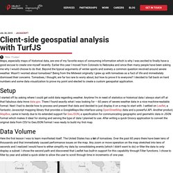 Client-side geospatial analysis with TurfJS