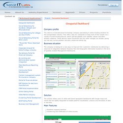 Case Study: Geospatial Dashboard software, Realtime mapping interface, Geofencing, fleet management