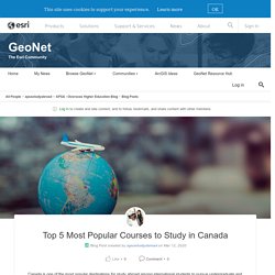 Top 5 Most Popular Courses to Study in Canada