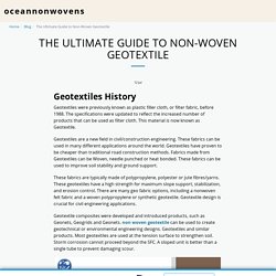 The Ultimate Guide to Non-Woven Geotextile