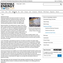 Geothermal Energy - Renewable Energy World