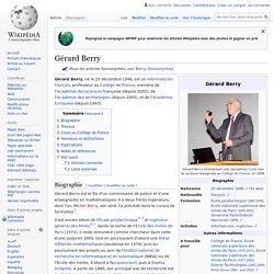 Gérard Berry