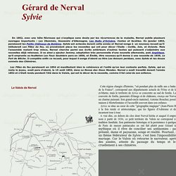 Gérard de Nerval : Sylvie