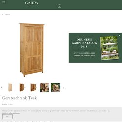 Geräteschrank Teak - Garpa