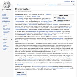Wiki - George Gerbner