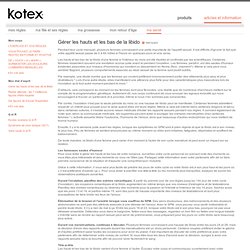 Gérer les hauts et les bas de la libido - Articles et info - Kotex.com<sup<MD</sup>