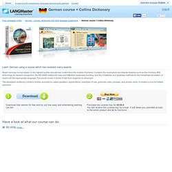 German course + Collins Dictionary