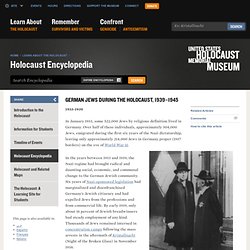German Jews during the Holocaust, 1939–1945