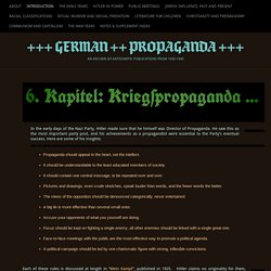 +++ German ++ Propaganda +++