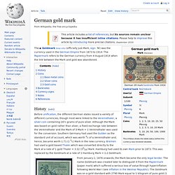 German gold mark