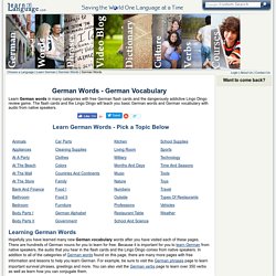 Learn German Vocabulary and Nouns