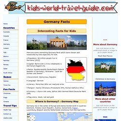 Germany Facts: Useful Facts on Germany for Kids: