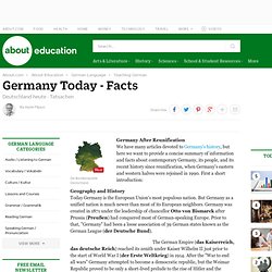 Germany: Facts & Figures (Deutschland Heute)
