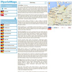 Germany tourist places and attractions // Tourist Maps