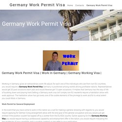 Germany Work Permit Visa