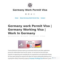 Germany work Permit Visa