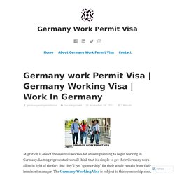 Germany work Permit Visa