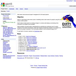 gerrit - Gerrit Code Review