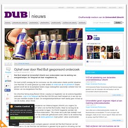 DUB: Ophef over door Red Bull gesponsord onderzoek