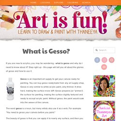 What is Gesso: Everything You Need to Know About How to Prime Canvas