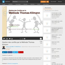 Gestion des conflits par la Méthode Thomas-Kilmann
