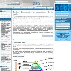 gestion documentaire qualité - gestion documentaire ged