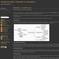 Gestion de projet : Freemind, un outil génial - Blog de david Roumanet