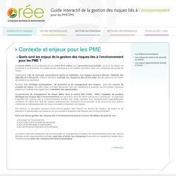 Quels sont les enjeux de la gestion des risques liés à l’environnement pour les PME ?