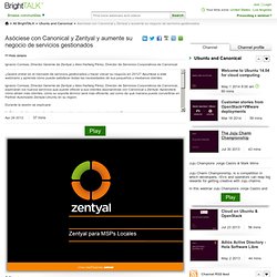 Asóciese con Canonical y Zentyal y aumente su negocio de servicios gestionados