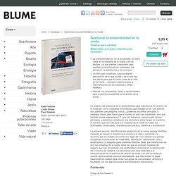 Gestionar la sostenibilidad en la moda - Blume