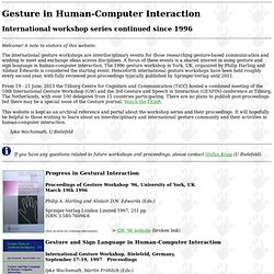 Gesture in Human-Computer Interaction