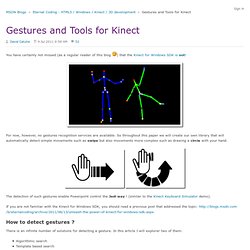 Gestures and Tools for Kinect - Eternal Coding