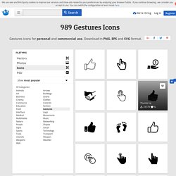 Gestures icons, +900 free files in PNG, EPS, SVG format