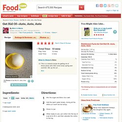 Get Rid Of-Ants, Ants, Ants Recipe - Food.com - 203233