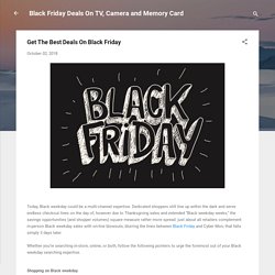 Get The Best Deals On Black Friday