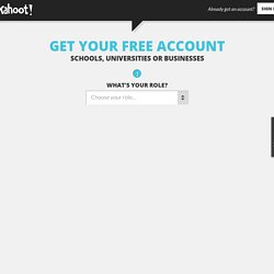 Get your free Kahoot! account