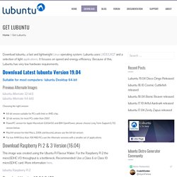 Get Lubuntu – lubuntu