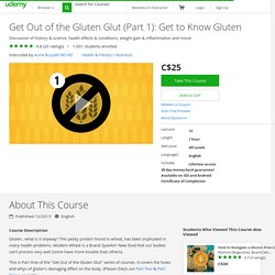 Get Out of the Gluten Glut (Part 1): Get to Know Gluten