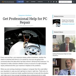 Get Professional Help for PC Repair