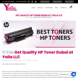 Buy HP Toner Cartridge - Toner Cartridges in Dubai