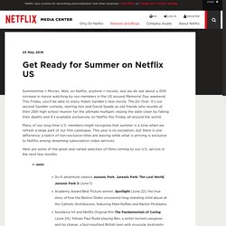 Get Ready for Summer on Netflix US