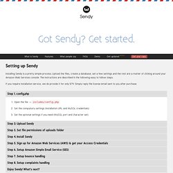 Get Started with Sendy