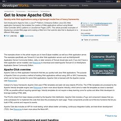 Get to know Apache Click