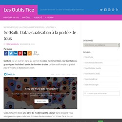 GetBulb. Datavisualisation à la portée de tous – Les Outils Tice