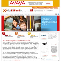 GetEdFunding - Free grant finding resources for educators and educational institutions - GetEdFunding