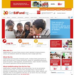 GetEdFunding - Free grant finding resources for educators and educational institutions - GetEdFunding